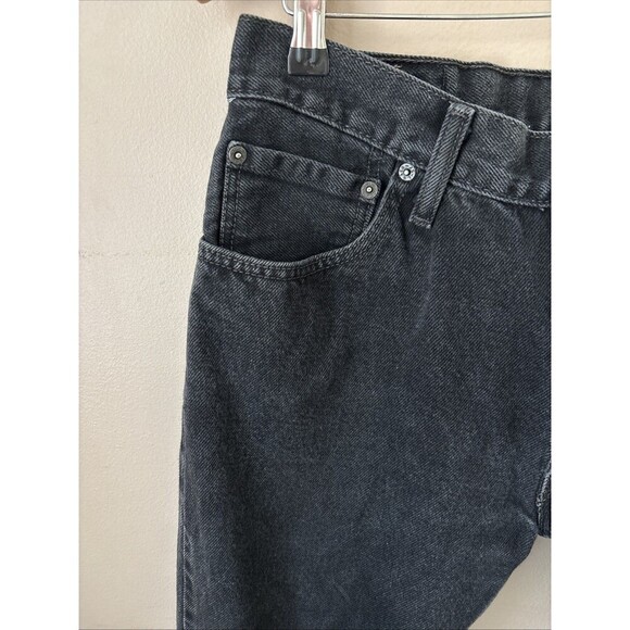 Levi’s Men’s 505 Jeans 34x30 Black Regular Fit Straight Leg Denim Classic Style - Picture 2 of 7